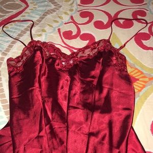 Victoria’s Secret Maroon slip lingerie L